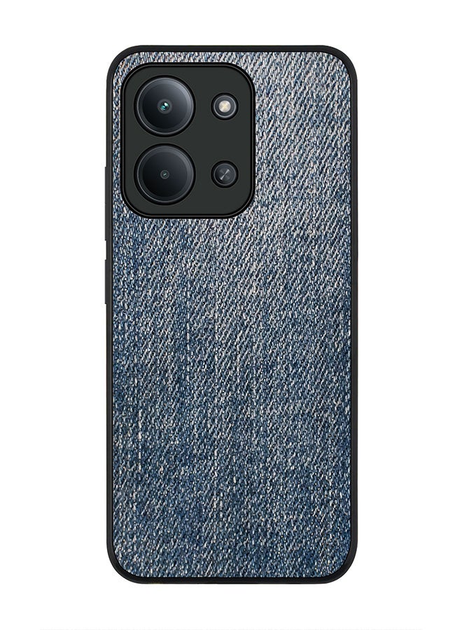 Stylizedd For Xiaomi Poco C85 4G Case,Slim fit Camera Protection, Shockproof Thin Phone cover  - Dark Denim Print - Image 1
